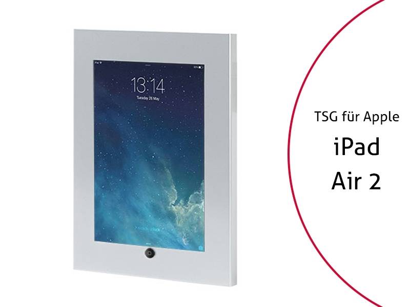 TabLines TSG037S Tablet Schutzgehäuse für Apple iPad Air 2, HB, silber