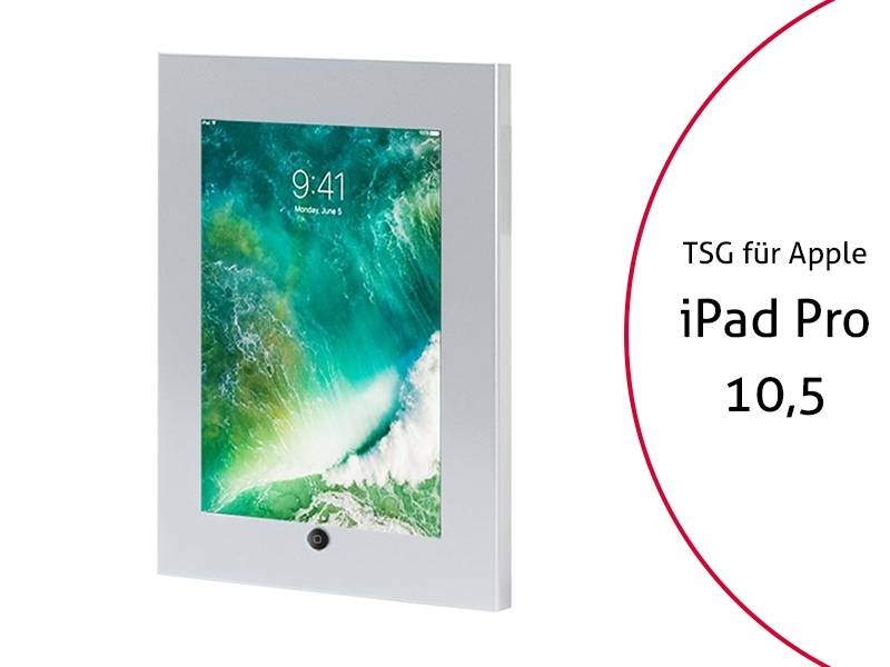 TabLines TSG046S Tablet Schutzgehäuse für Apple iPad Pro 10.5, HB, silber