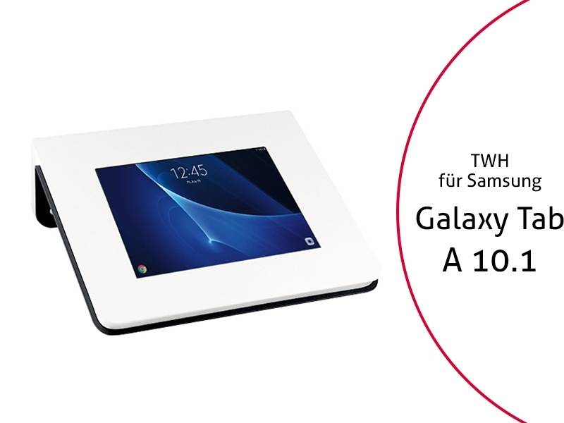 TabLines TWH011 Design Tablet Wandhalter für Samsung Tab A 10.1 (2016) anschraub...