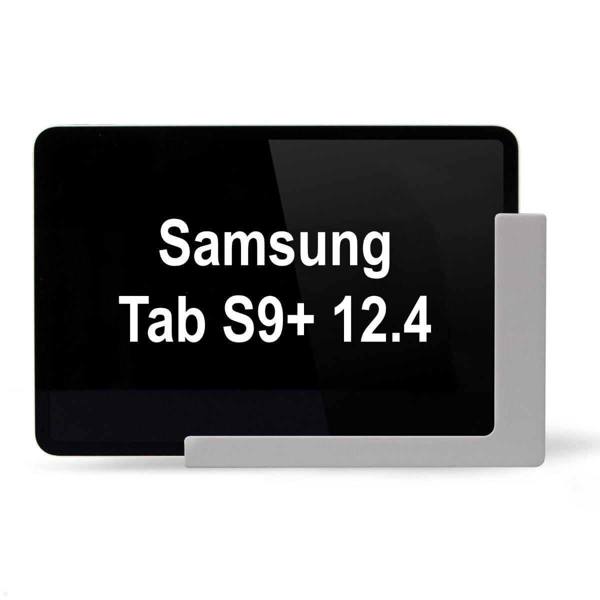 TabLines TWP030S Tablet Wandhalterung für Samsung Tab S9+ 12.4, silber
