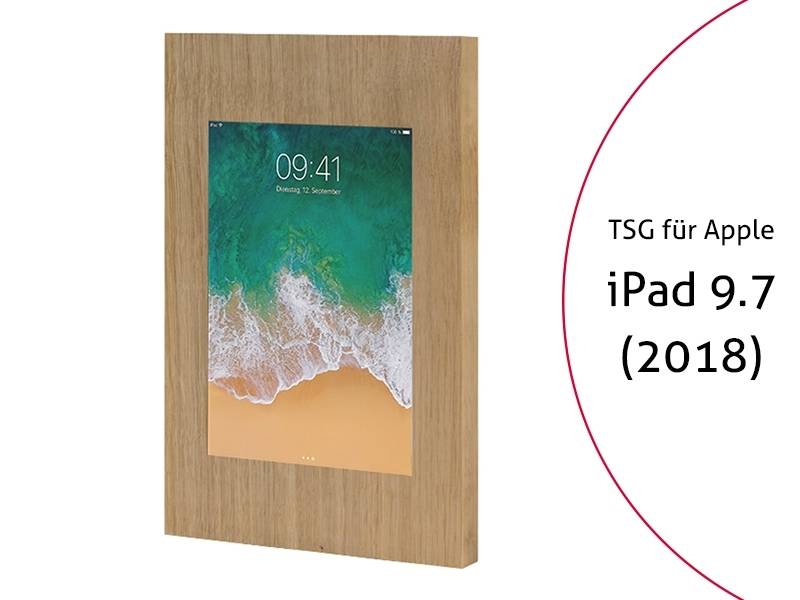 TabLines TSG054O Tablet Schutzgehäuse für Apple iPad 6 9.7 (2018), Holz Eiche