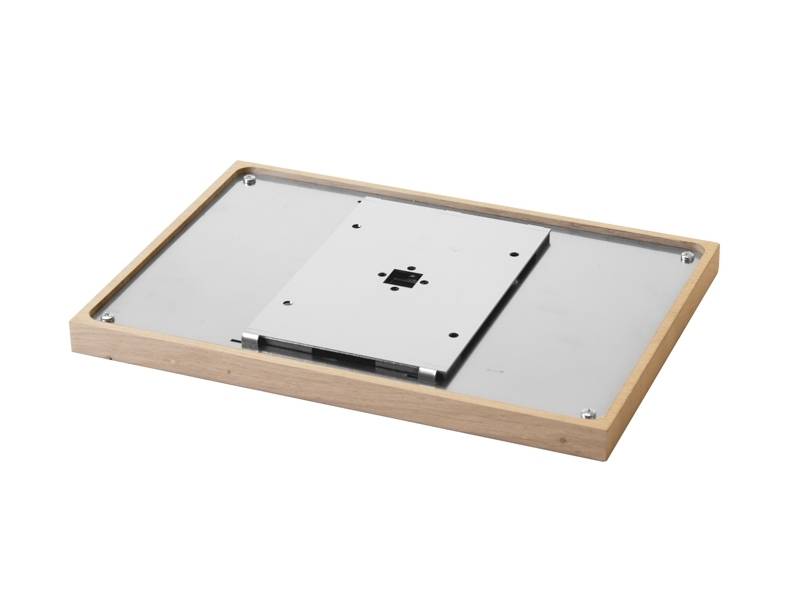TabLines TSG054O Tablet Schutzgehäuse für Apple iPad 6 9.7 (2018), Holz Eiche