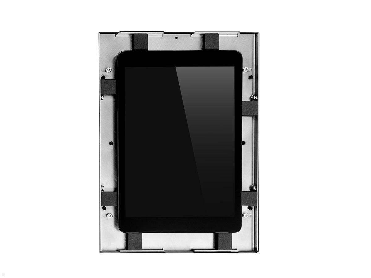 TabLines TWE077B Tablet Wandeinbau für Samsung Tab S7+ 12.4, schwarz