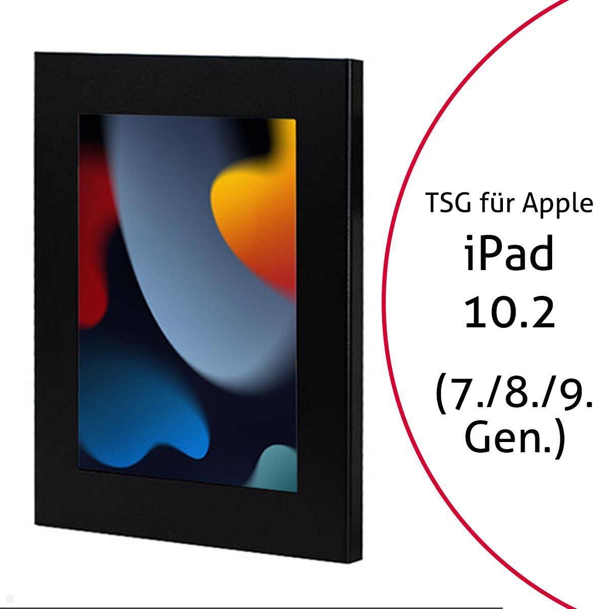TabLines TSG069B Tablet Schutzgehäuse für Apple iPad 10.2 (7./8./9. Gen.), schwa...