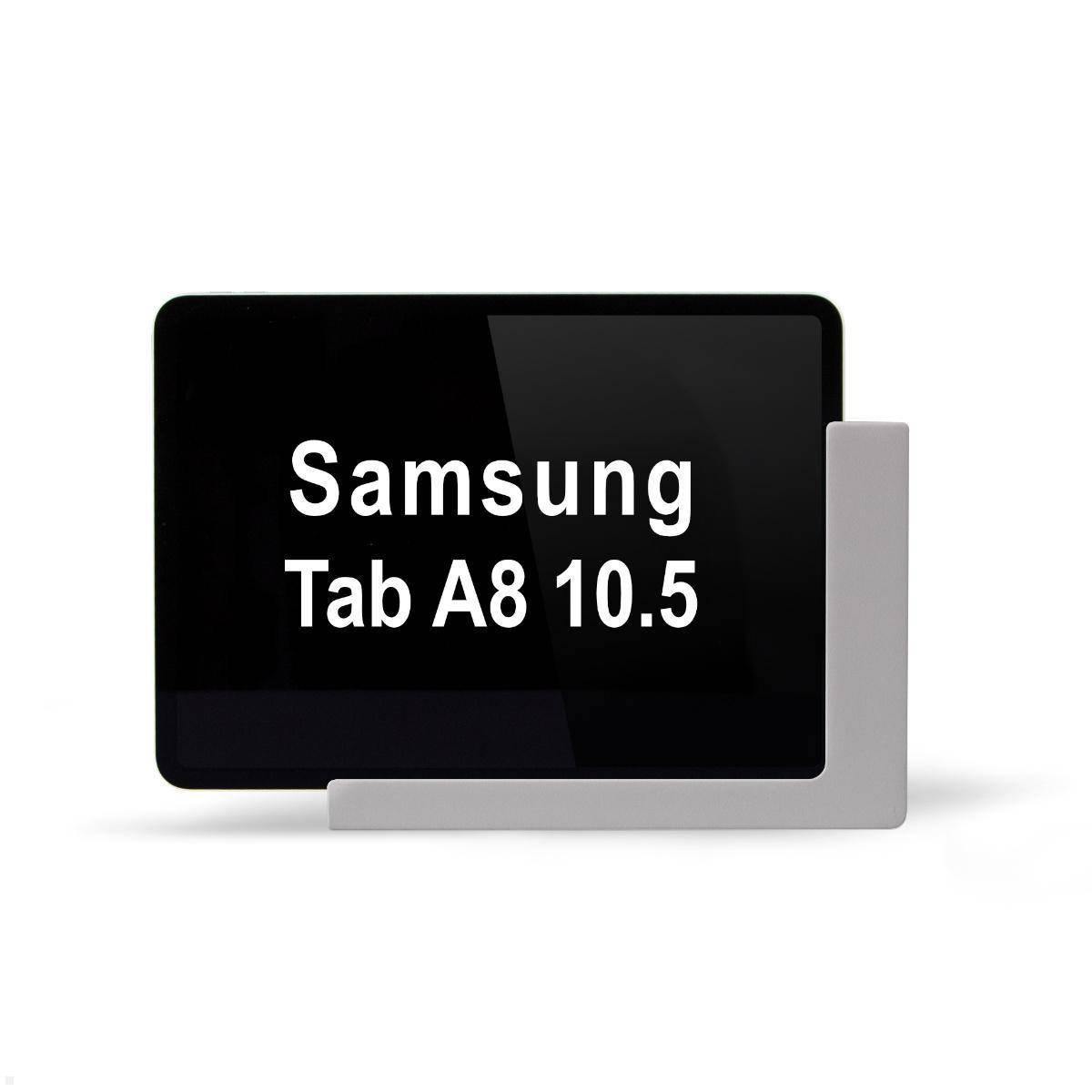 TabLines TWP018S Tablet Wandhalterung für Samsung Tab A8 10.5 (2022), silber