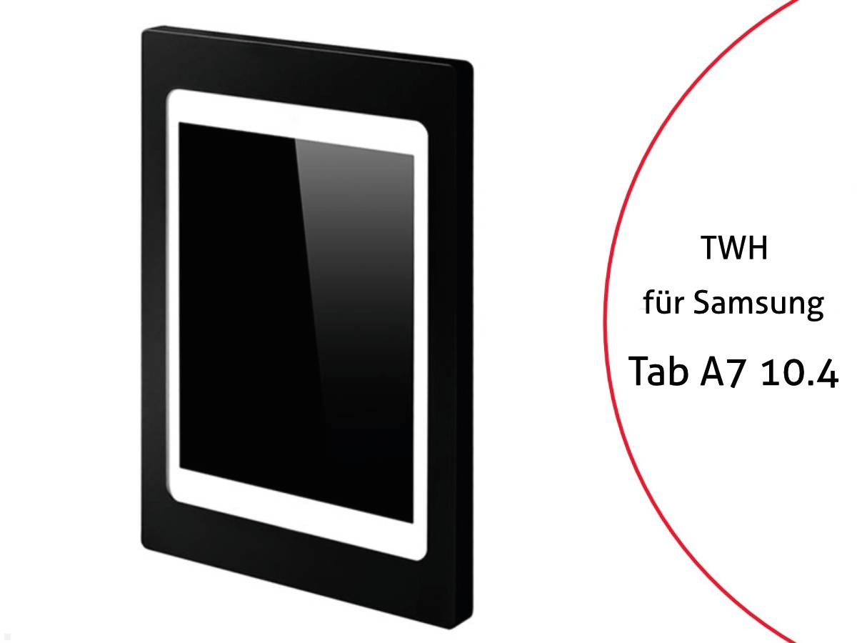 TabLines TWH030B Tablet Wandhalterung für Samsung Tab A7 10.4 Zoll, schwarz
