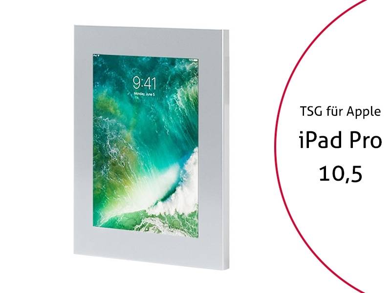 TabLines TSG045S Tablet Schutzgehäuse für Apple iPad Pro 10.5Zoll, silber
