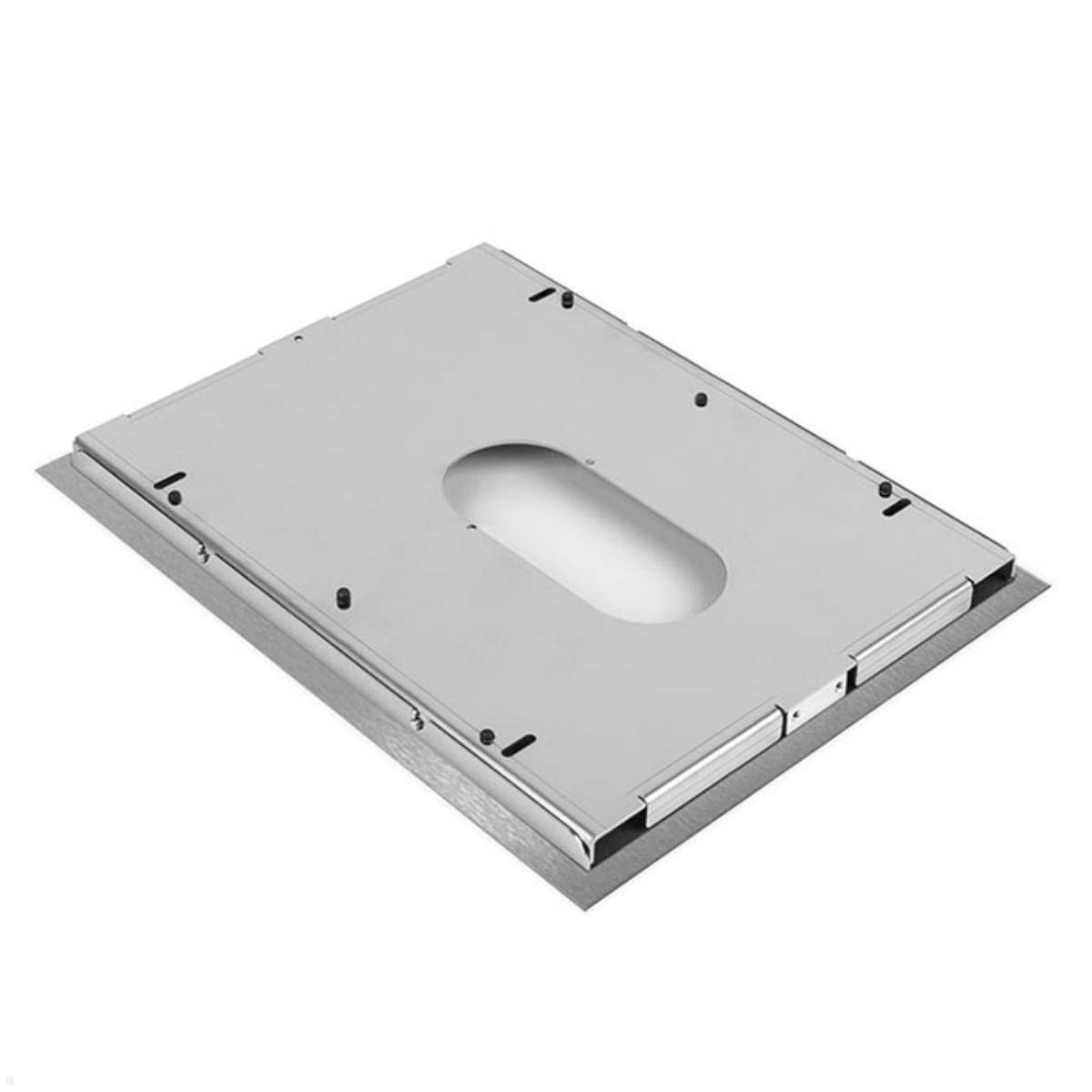 TabLines TWE091E Tablet Wandeinbau für Apple iPad Air 4 und 5, Edelstahl