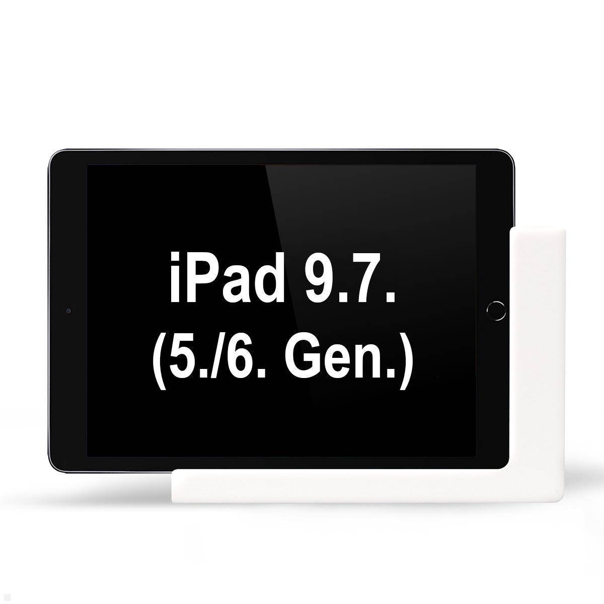 TabLines TWP017W Tablet Wandhalterung für Apple iPad 9.7 (5./6. Gen.), weiß