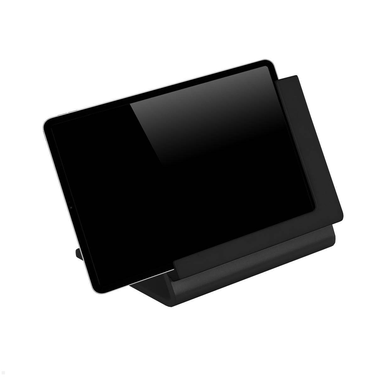 TabLines TTP001B Tabletständer Tisch Plug für iPad 10.2 (7./8./9. Gen.), schwarz