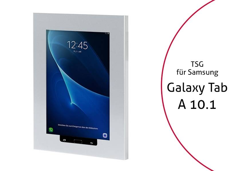 TabLines TSG051S Tablet Schutzgehäuse für Samsung Tab A 10.1 (2016), HB, silber