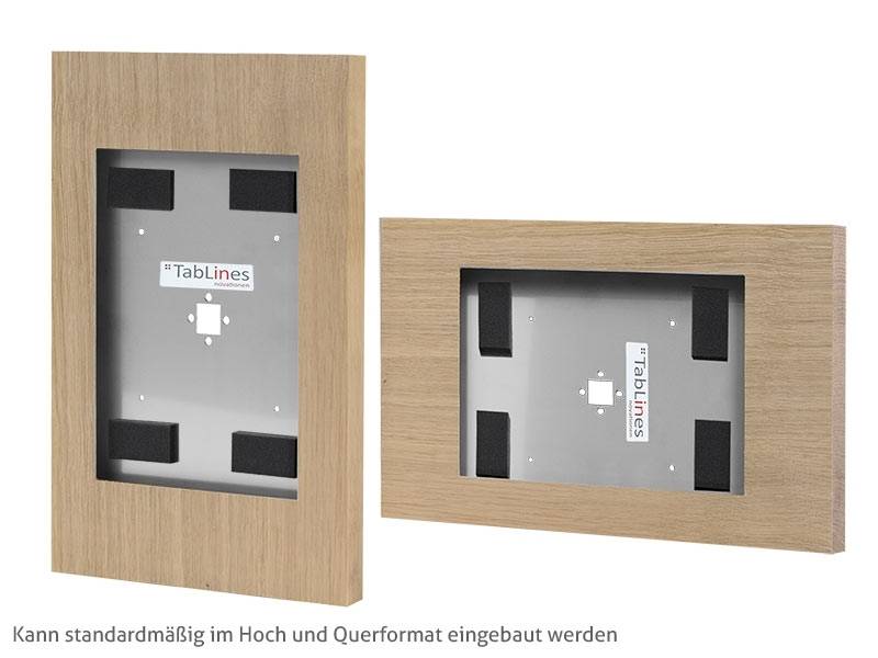 TabLines TSG020O Tablet Schutzgehäuse für Samsung Tab A 9.7, Holz Eiche