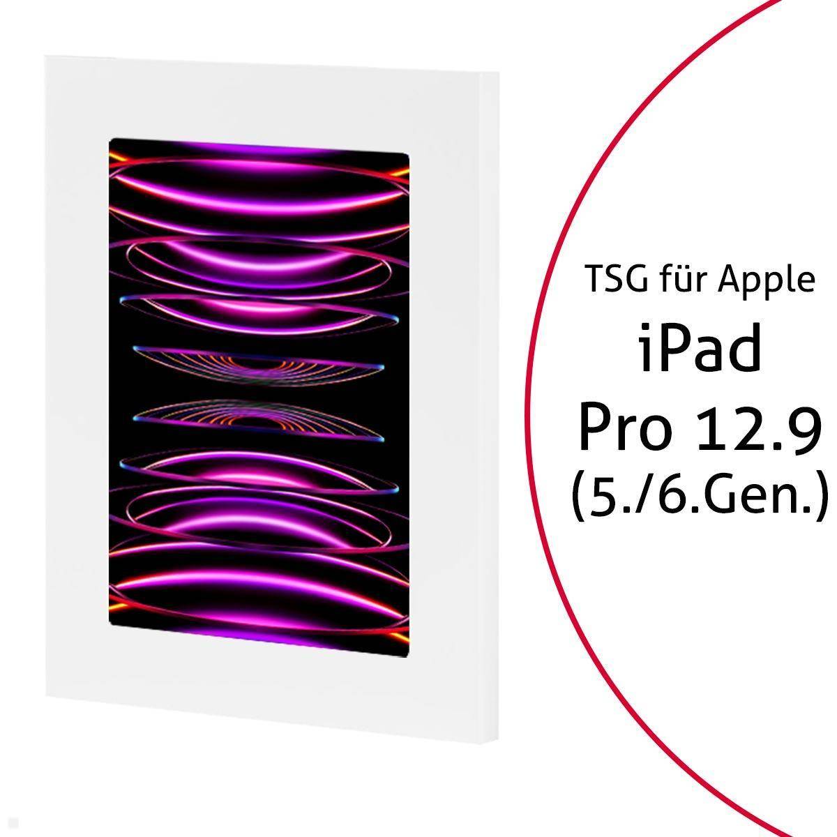 TabLines TSG082W Tablet Schutzgehäuse für Apple iPad Pro 12.9 (5./6. Gen.), weiß