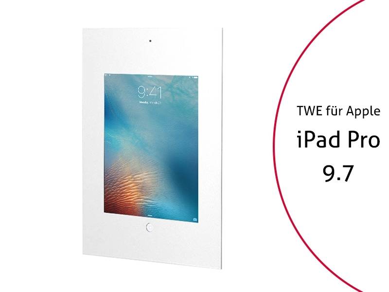 TabLines TWE024W Tablet Wandeinbau für Apple iPad Pro 9.7, DS, HB