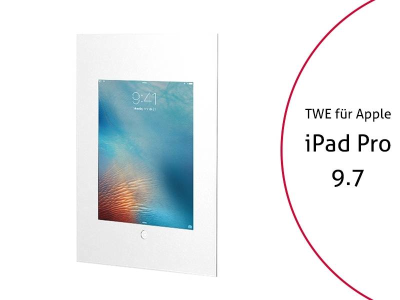 TabLines TWE045W Tablet Wandeinbau für Apple iPad Pro 9.7 HB, weiß