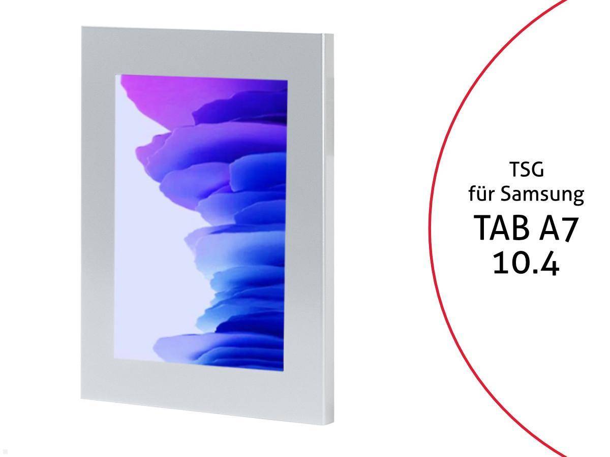 TabLines TSG081S Tablet Schutzgehäuse für Samsung TAB A7 10.4, silber