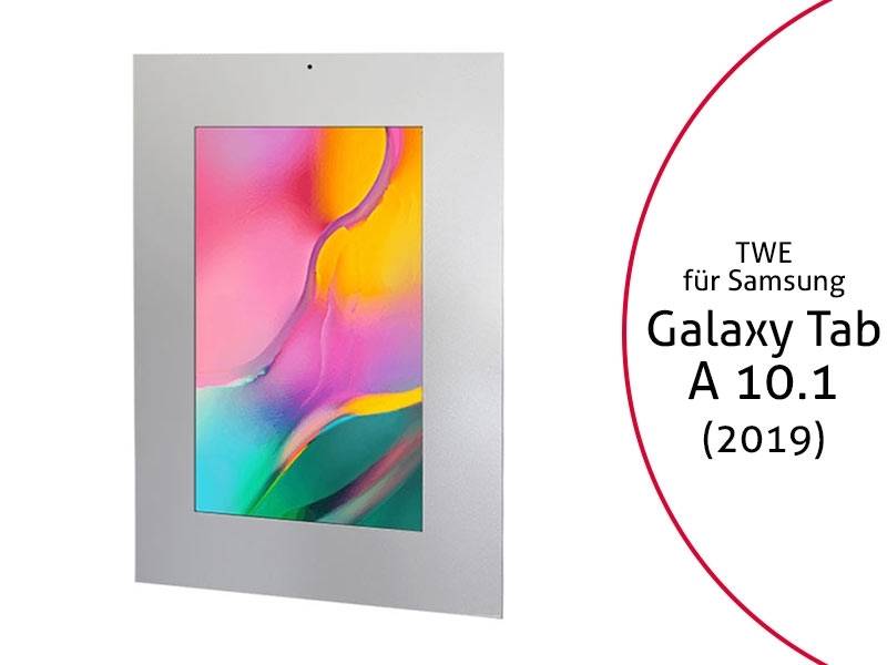 TabLines TWE080S Tablet Wandeinbau für Samsung Tab A 10.1 (2019), DS, silber