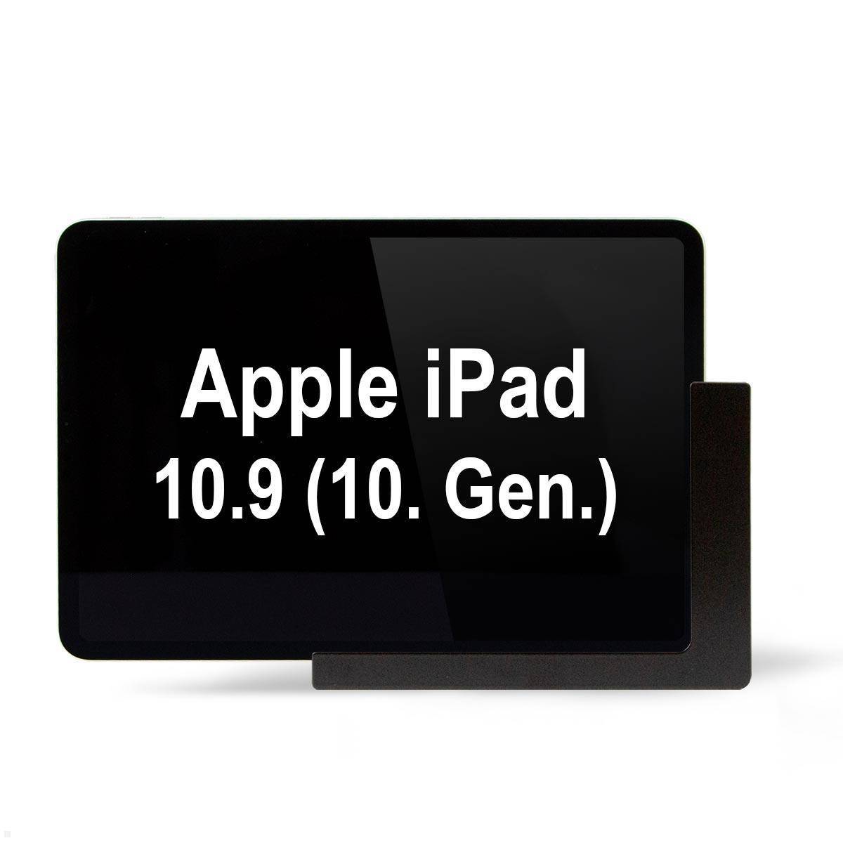 TabLines TWP027B Tablet Wandhalterung für Apple iPad 10.9 (10. Gen.), schwarz