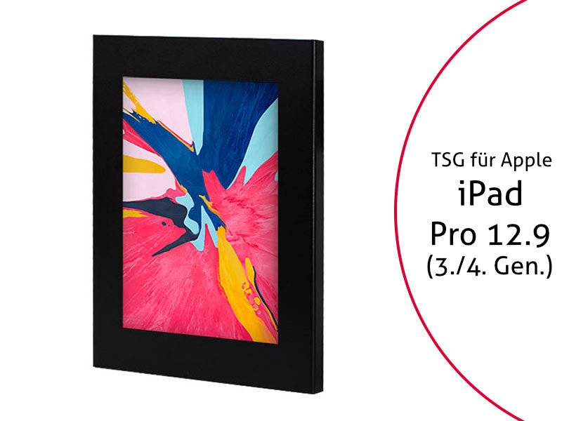 TabLines TSG059B Tablet Schutzgehäuse für Apple iPad Pro 12.9 (3./4. Gen.), schw...
