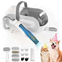 Katio Kadio Hundeschermaschine mit Tierhaar Staubsauger, Profi Haustierpflegeset mit 8 Tierpflegewerkzeugen Grau Katio Kadio Hundeschermaschine mit Tierhaar Staubsauger, Profi Haustierpflegeset mit 8 Tierpflegewerkzeugen Grau