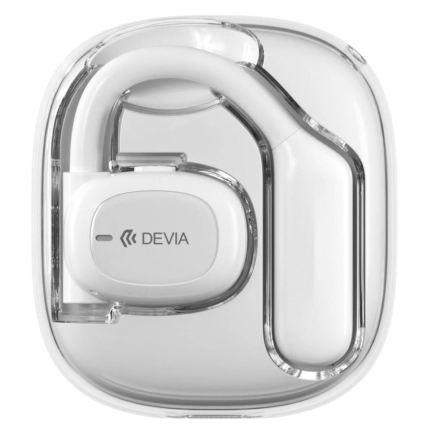Devia Kabellose Kopfhörer Over-Ear-Kopfhörer mit Bluetooth 5.3-Technologie Wireless Stereo 800 mAh Weiß