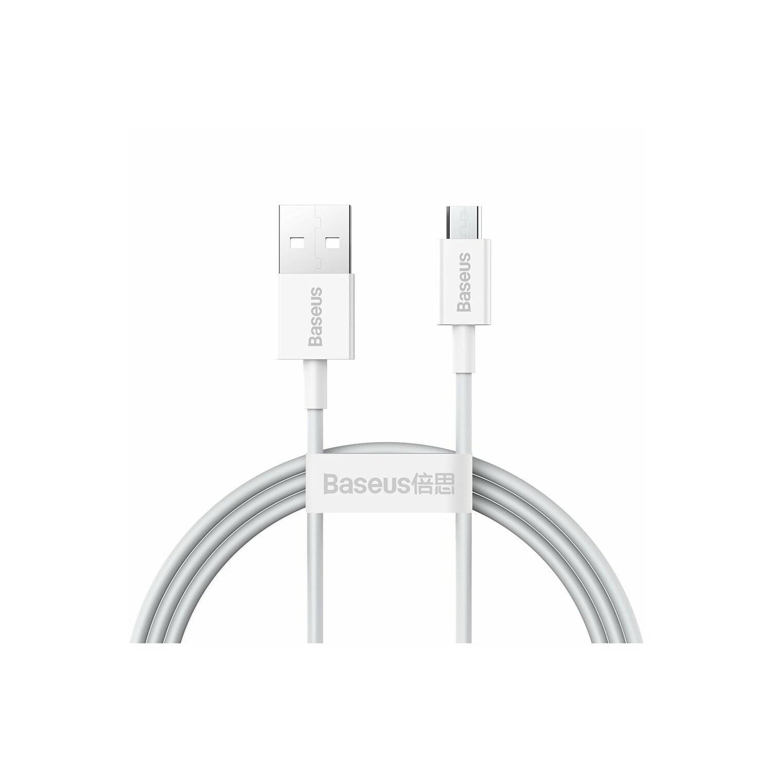 Baseus Superior Kabel USB - Micro USB zum Schnellladen 2A 1m weiß (CAMYS-02)