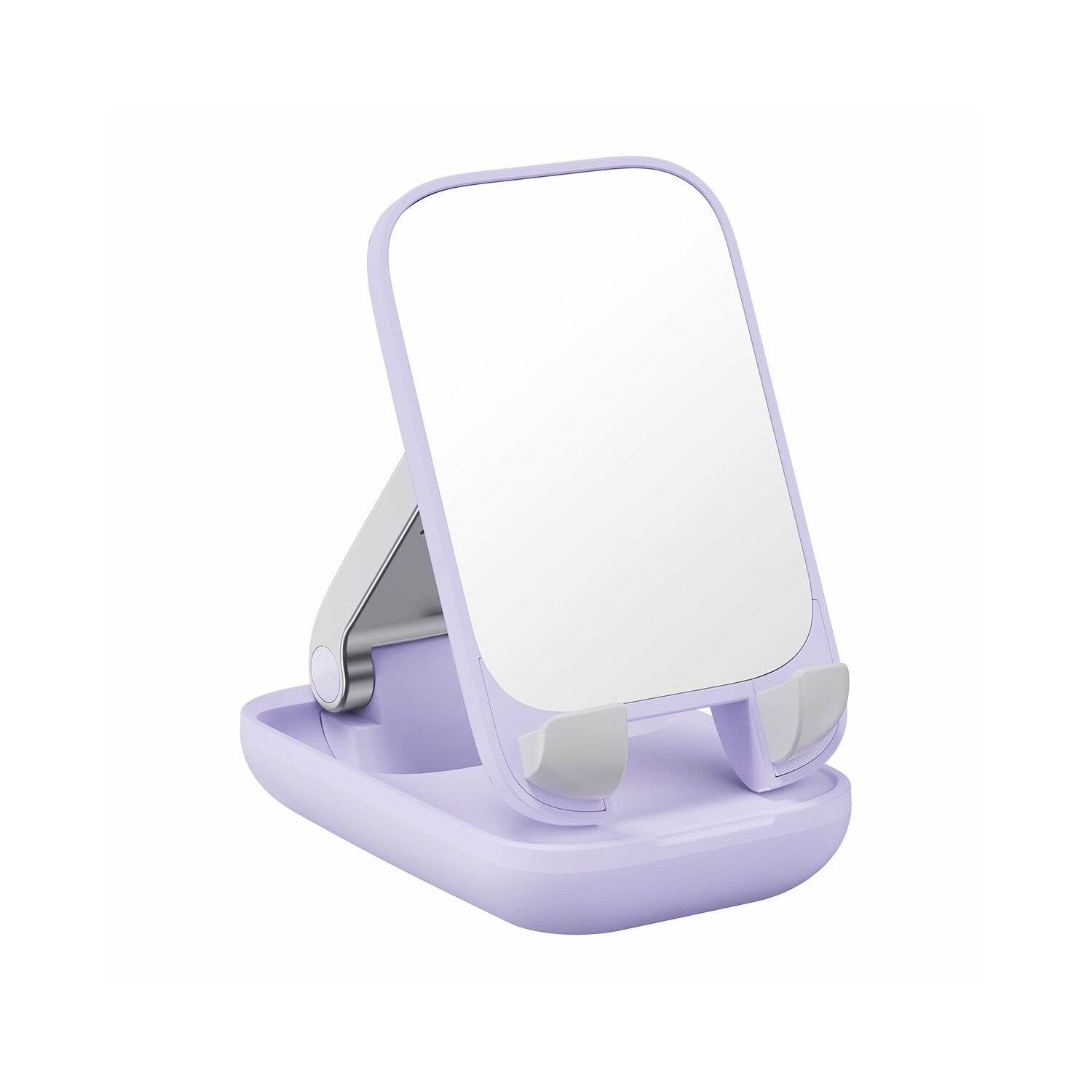 Baseus Seashell Series verstellbarer Telefonständer mit Spiegel – Lila