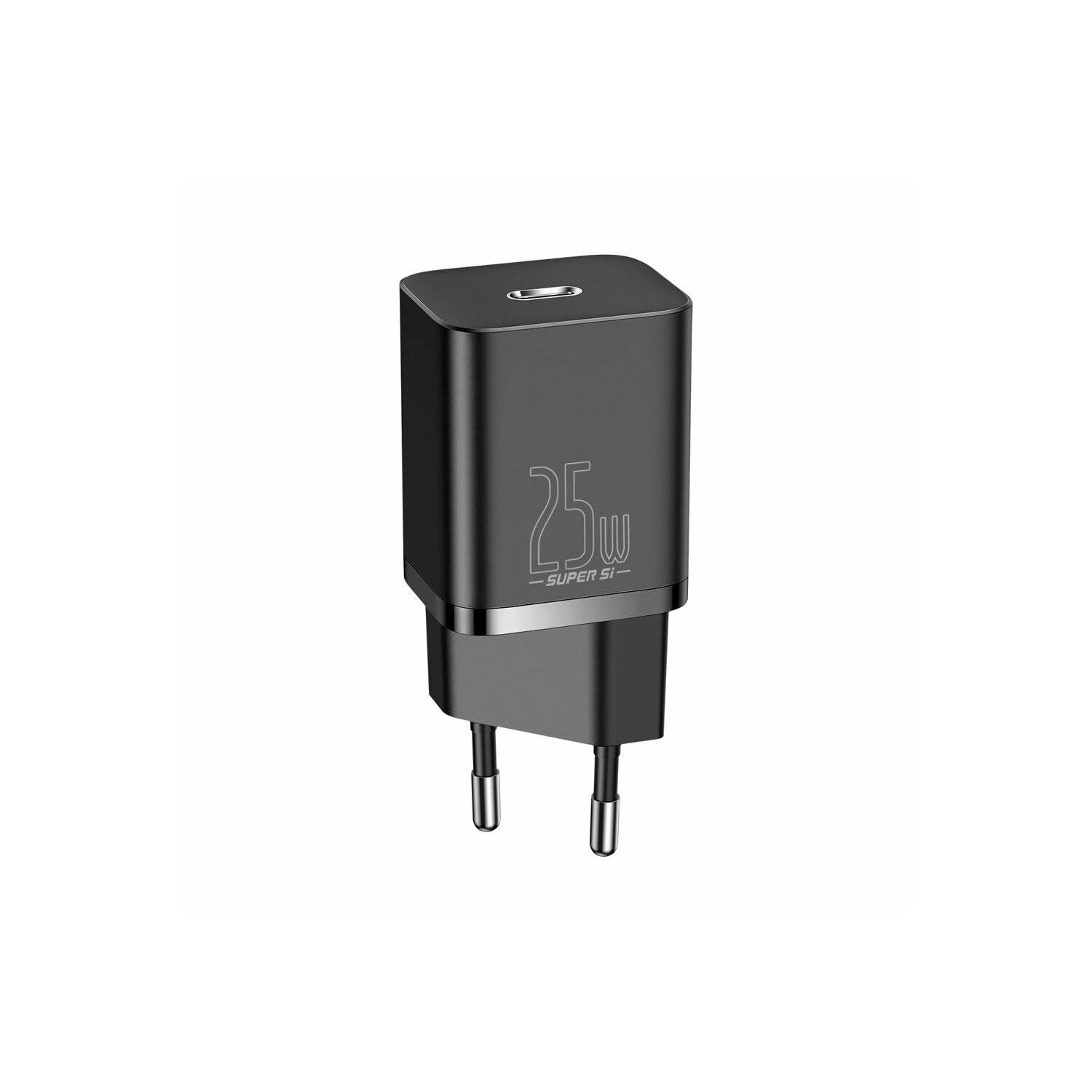 Baseus Super Si 1C Schnellladegerät USB Typ C 25W Power Delivery Quick Charge schwarz (CCSP020101)