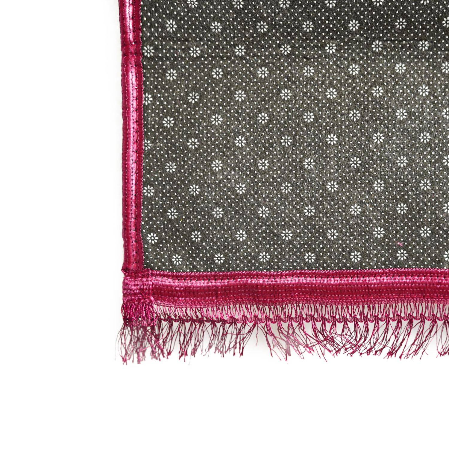 Muslimische Gebetsteppich, Islamische türkische gepolsterte Gebetsteppiche 80x120cm Frauen und Männer Seccade Magenta