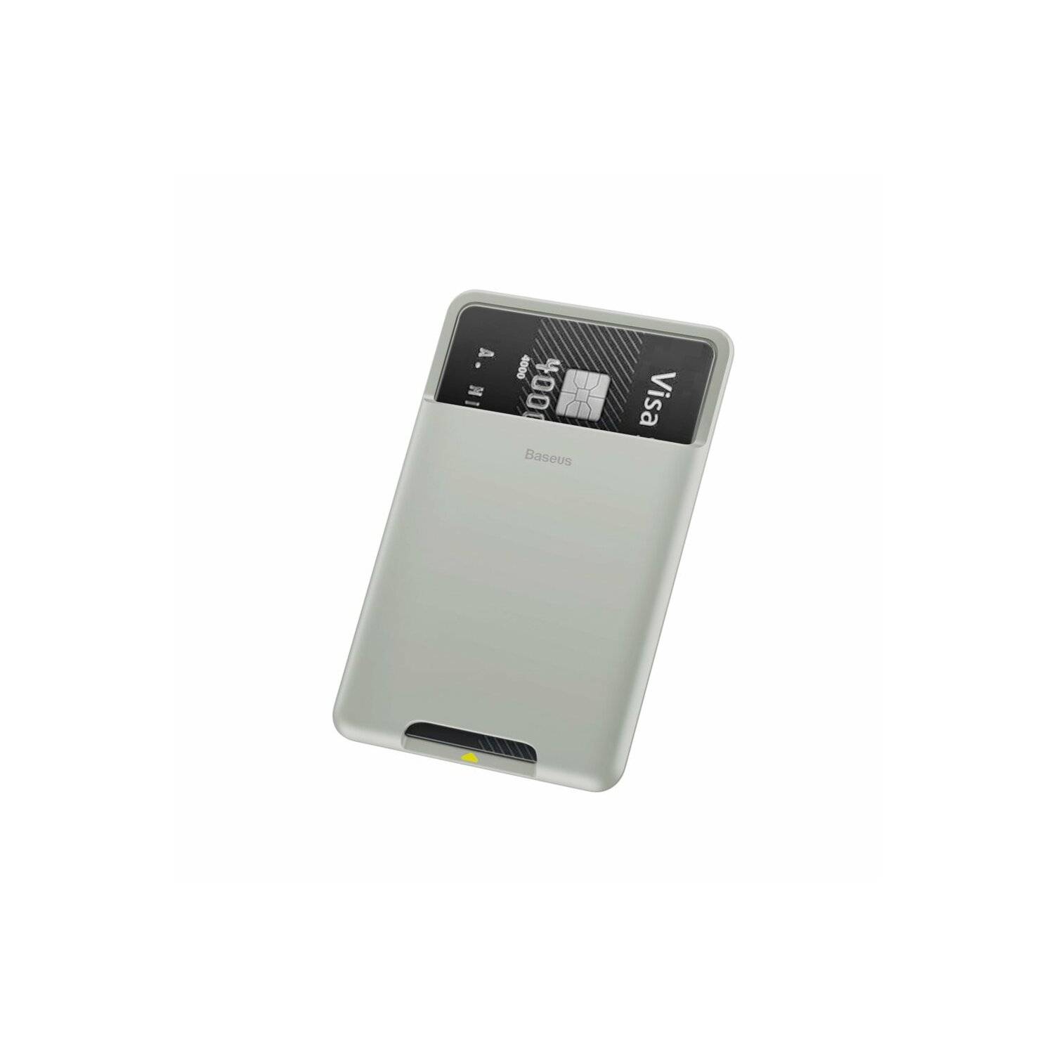 Baseus Selbstklebende Kartentasche für Handy grau (ACKD-B0G)