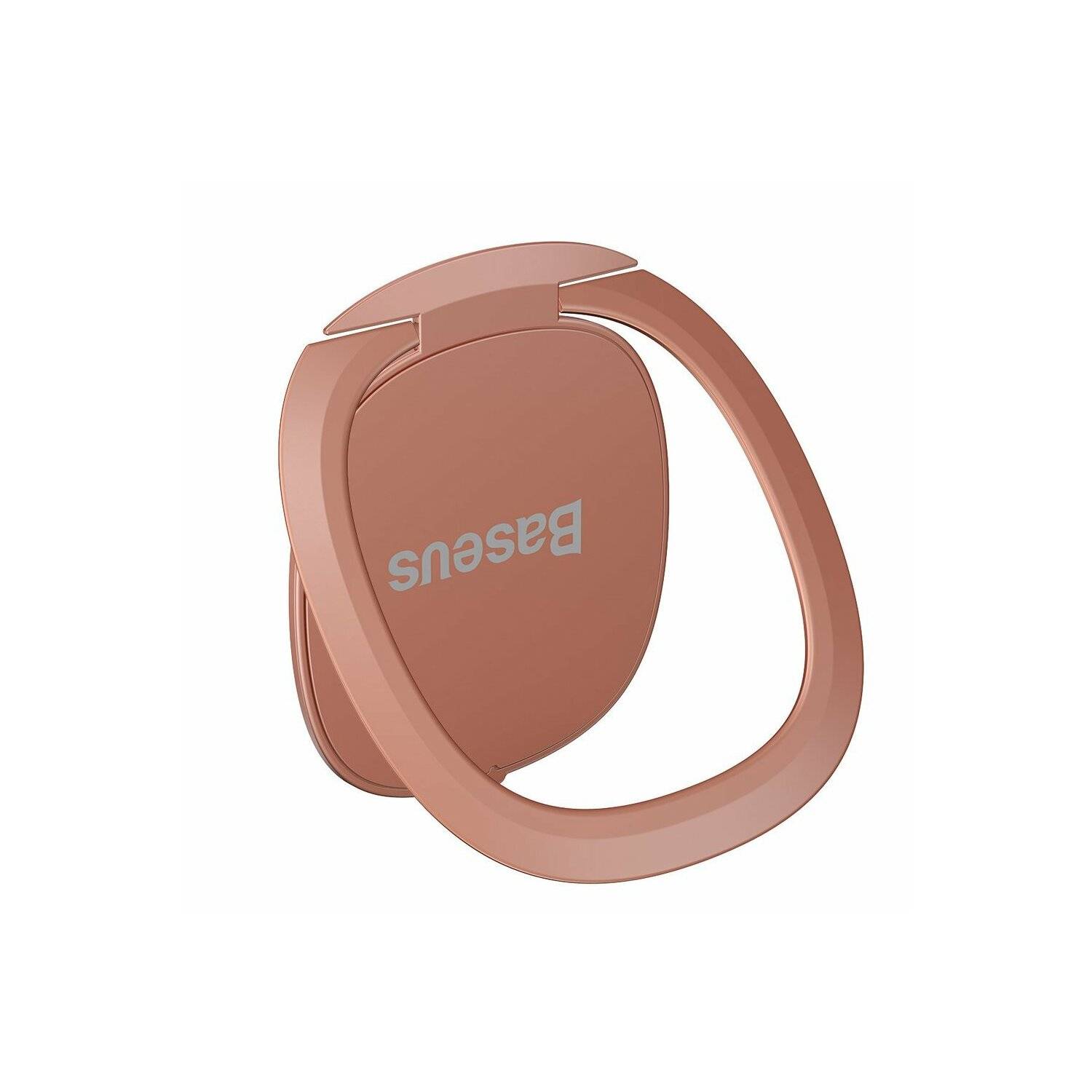 Baseus ultradünner selbstklebender Ringhalter Telefonständer rosa (SUYB-0R)