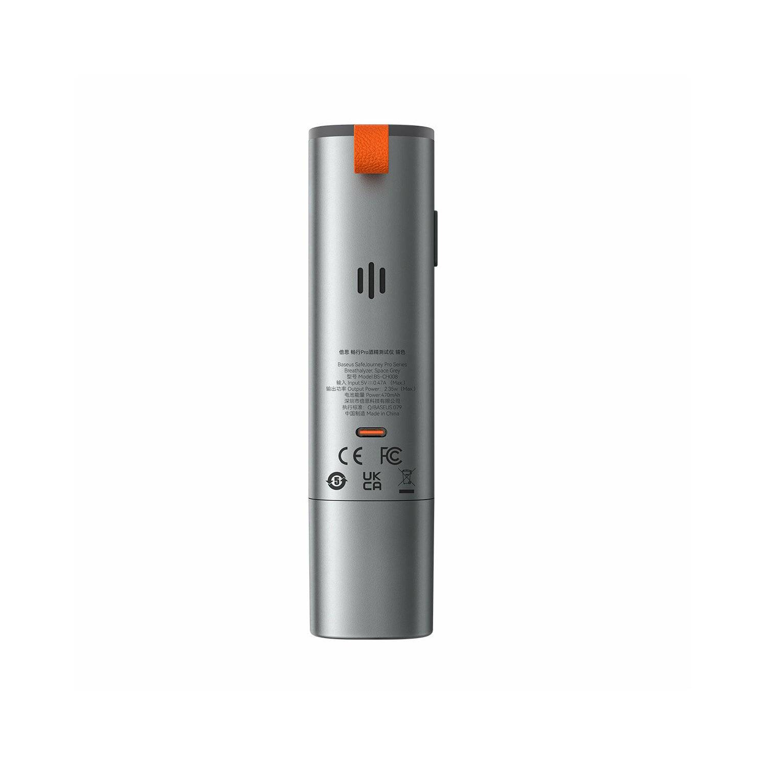 Baseus SafeJourney Pro Series Alkoholtester 470 mAh grau