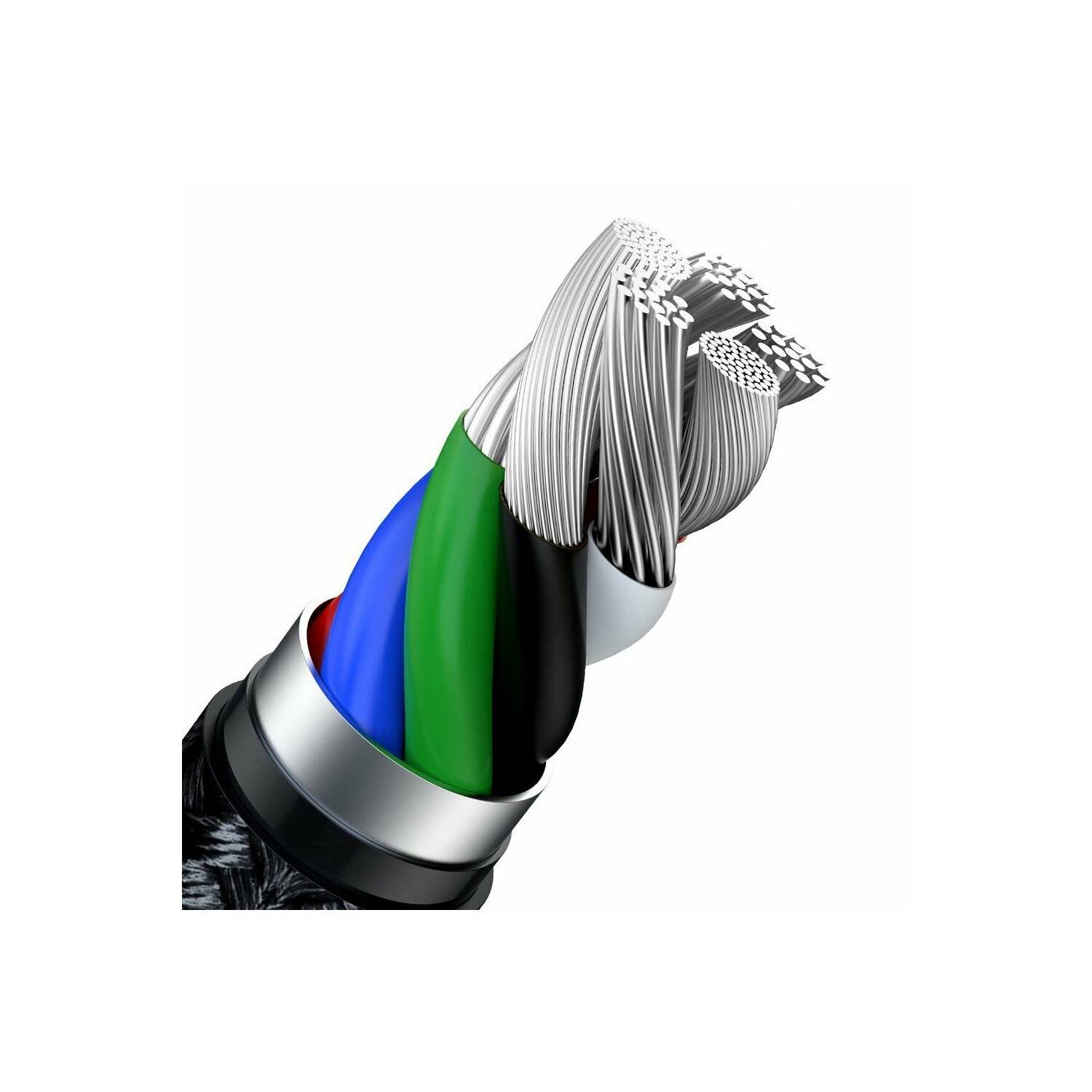 Baseus Cafule Metal Datenkabel USB Typ C - iPhone 20 W Power Delivery 1 m schwarz (CATLJK-A01)