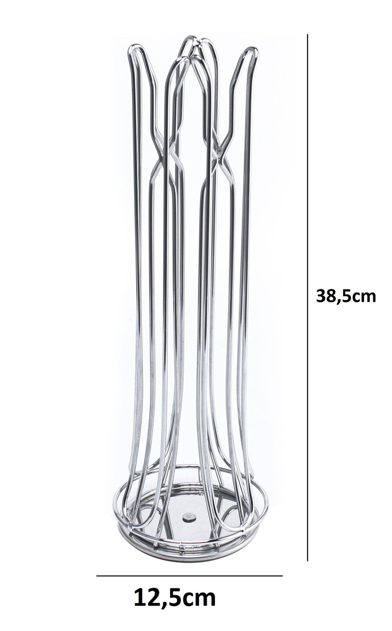Kaffeekapsel Ständer drehbar für 40 Kapseln kompatibel mit Nespresso Kapselhalter Kapselspender
