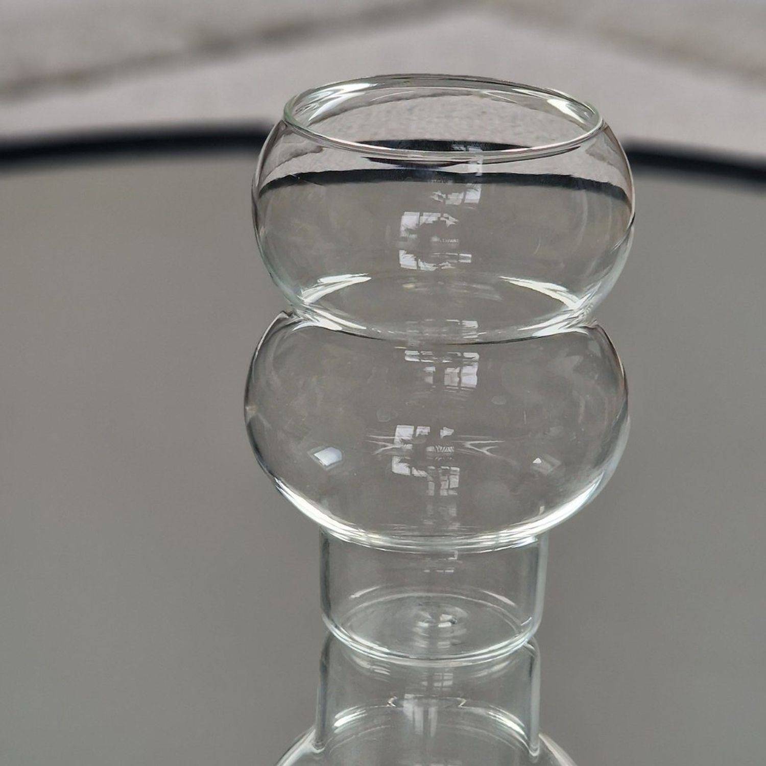Zoha 2er Set Glas Two Bubble Cocktail- 535ml - Heißgetränke Kaffeeglas, Borosilikatglas, Hitzebeständig