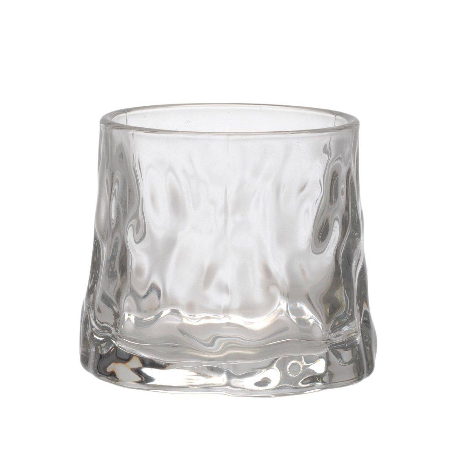 Zoha 2er Set Whiskyglas Whisky Iceberg - Glas Wasserglas Saft - 180 ml, Glas, Bewegbar