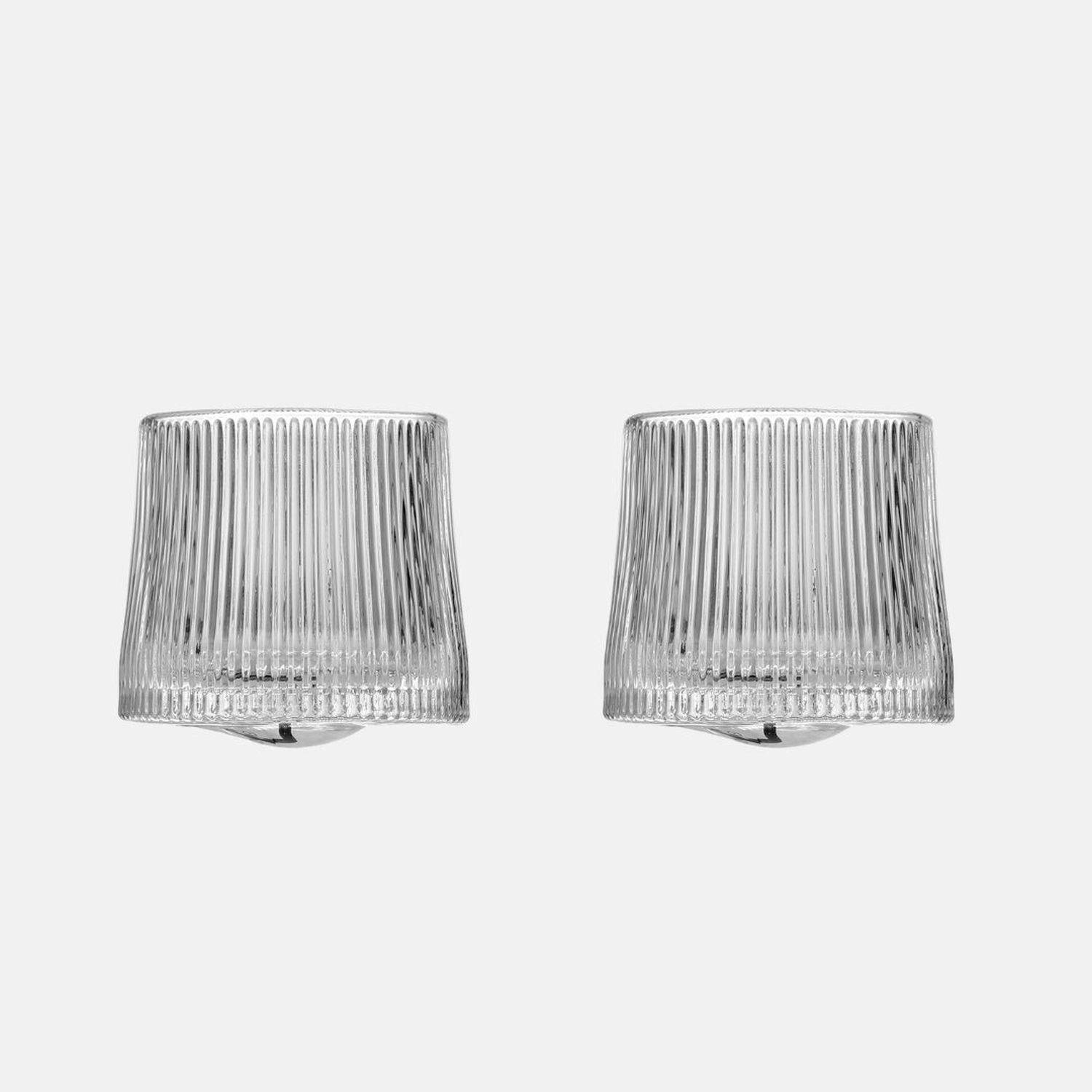 Zoha 2er Set Whiskyglas Whisky Kristall - Glas Wasserglas Saft - 180 ml, Glas, Bewegbar