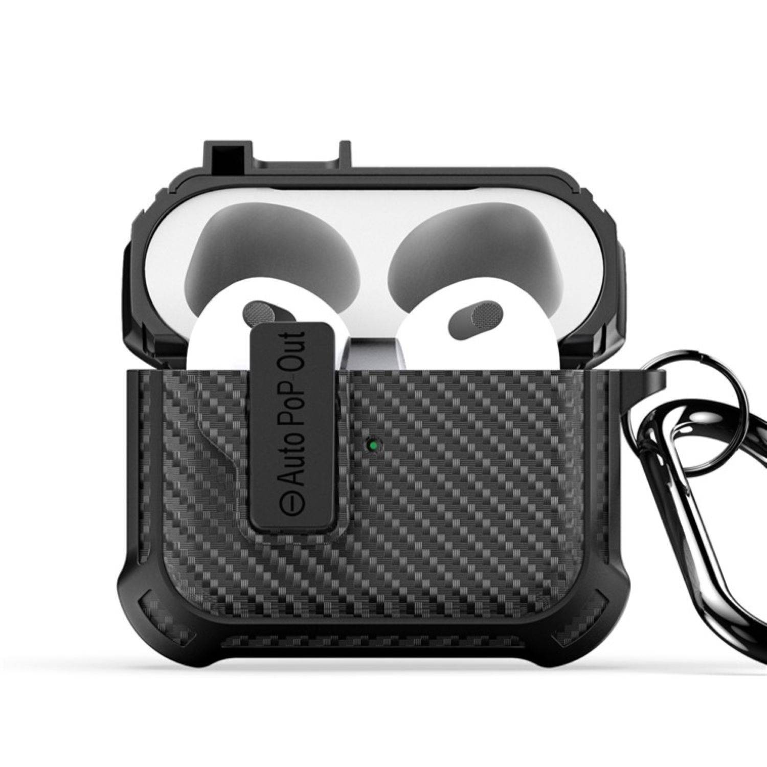 Dux Ducis PECI-Serie Kopfhörerhülle kompatibel mit Airpods 3 Schwarz