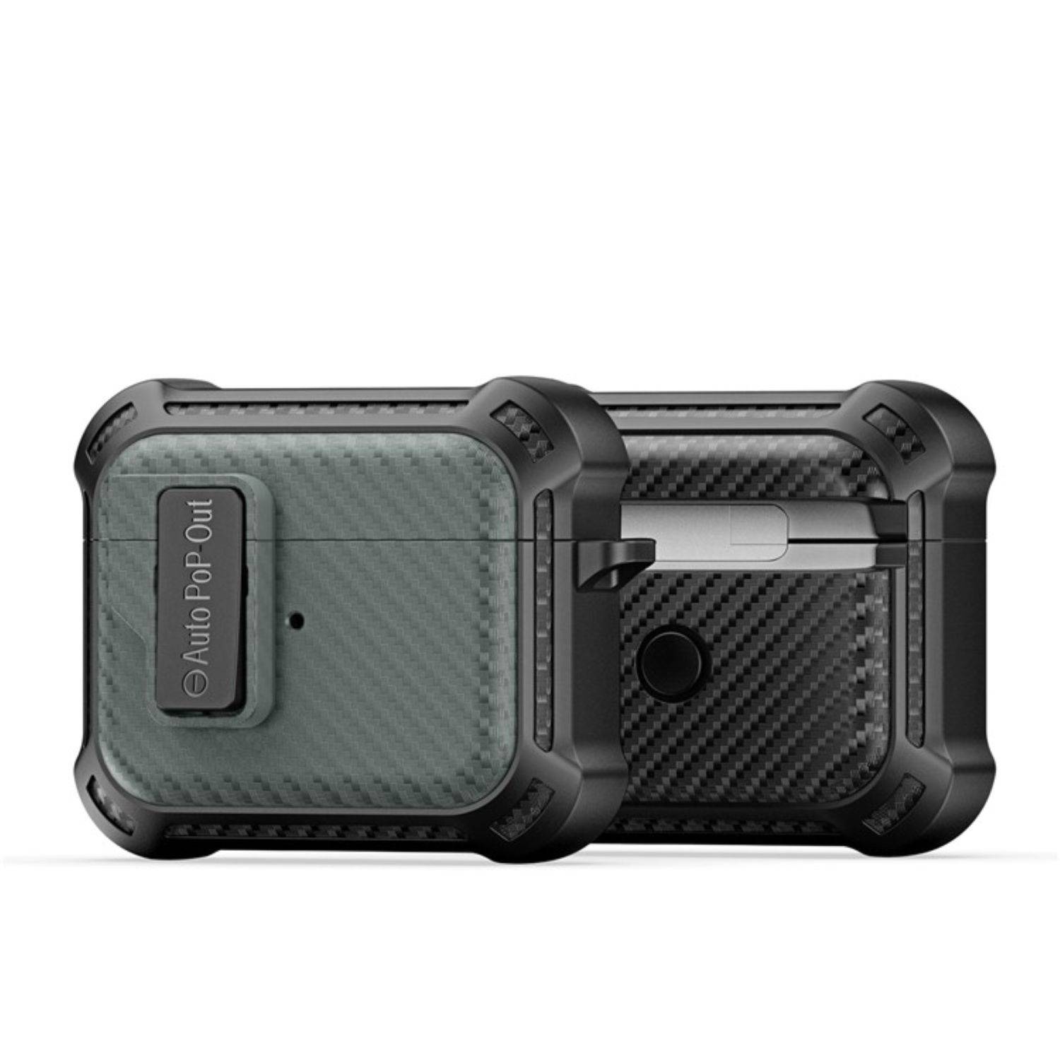 Dux Ducis PECI-Serie Kopfhörerhülle kompatibel mit Airpods 3 Armeegrün