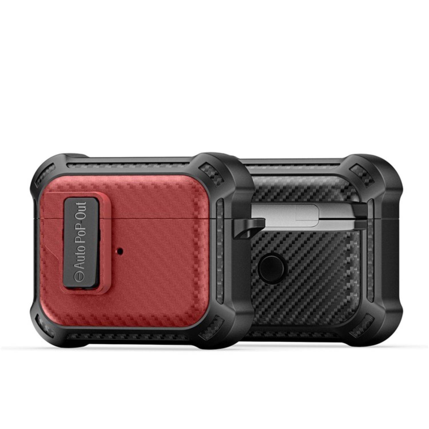 Dux Ducis PECI-Serie Kopfhörerhülle kompatibel mit Airpods 3 Rot