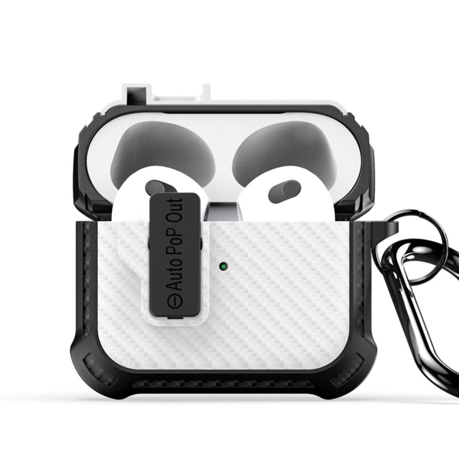 Dux Ducis PECI-Serie Kopfhörerhülle kompatibel mit Airpods 3 Weiß