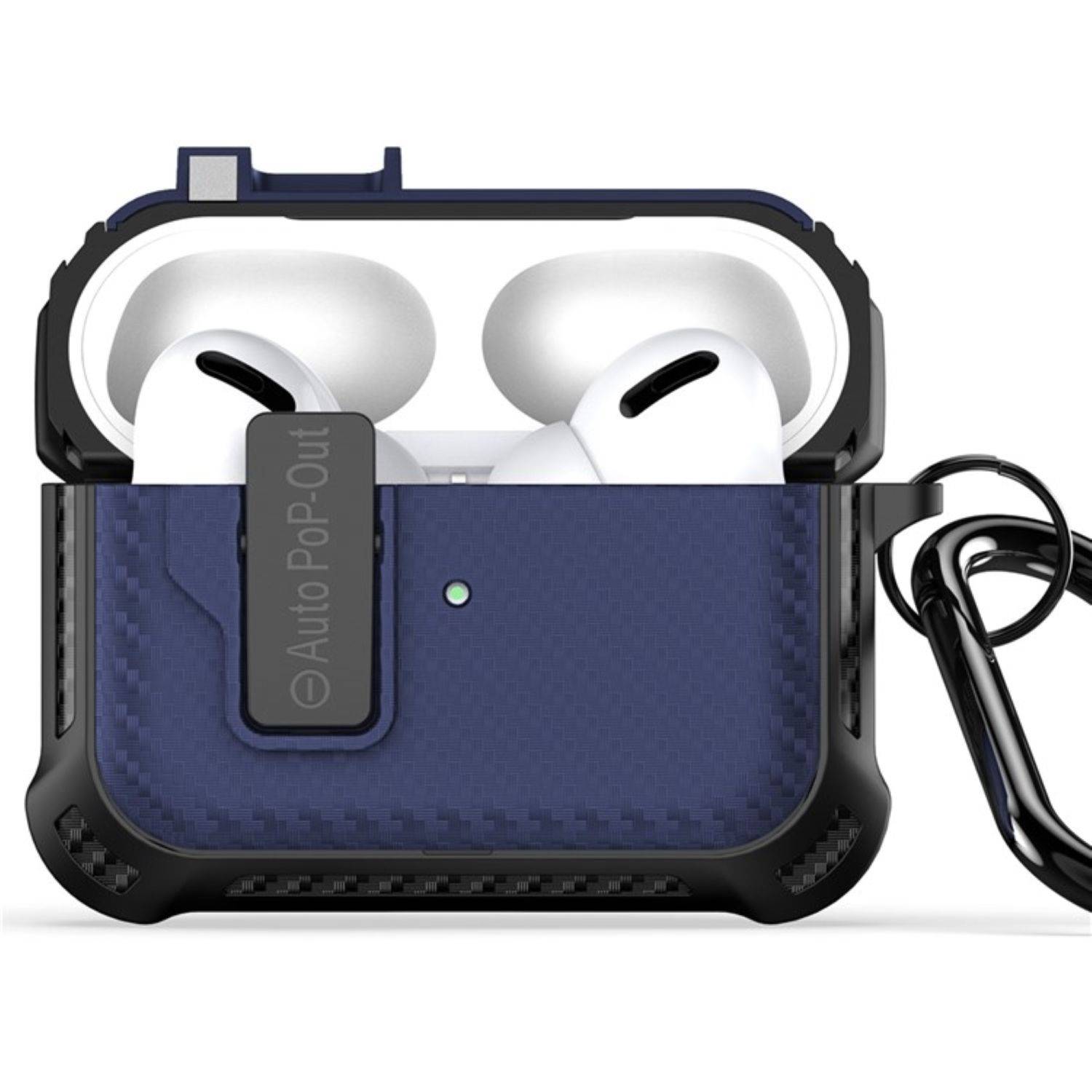 Dux Ducis PECI-Serie Kopfhörerhülle kompatibel mit AirPods Pro 2 Saphirblau