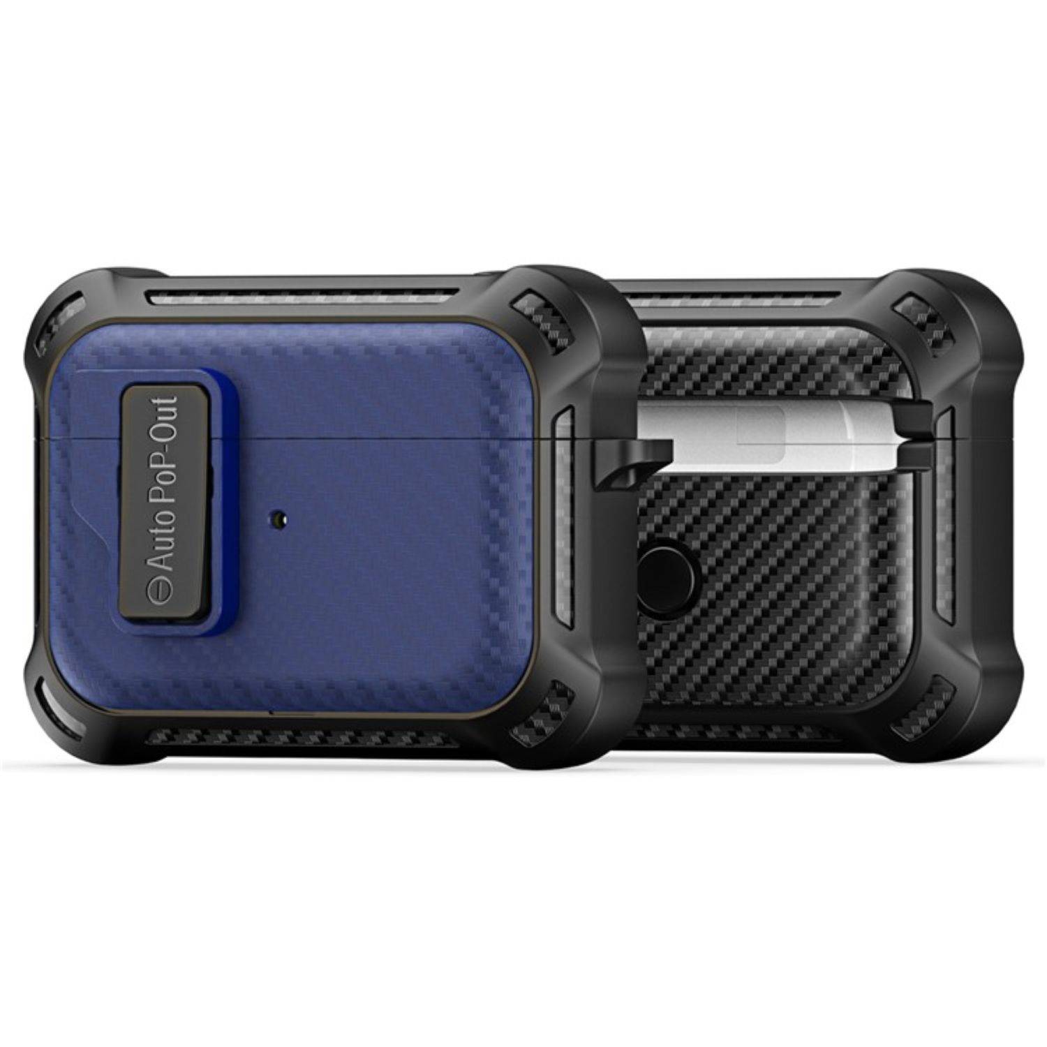 Dux Ducis PECI-Serie Kopfhörerhülle kompatibel mit AirPods Pro 2 Saphirblau