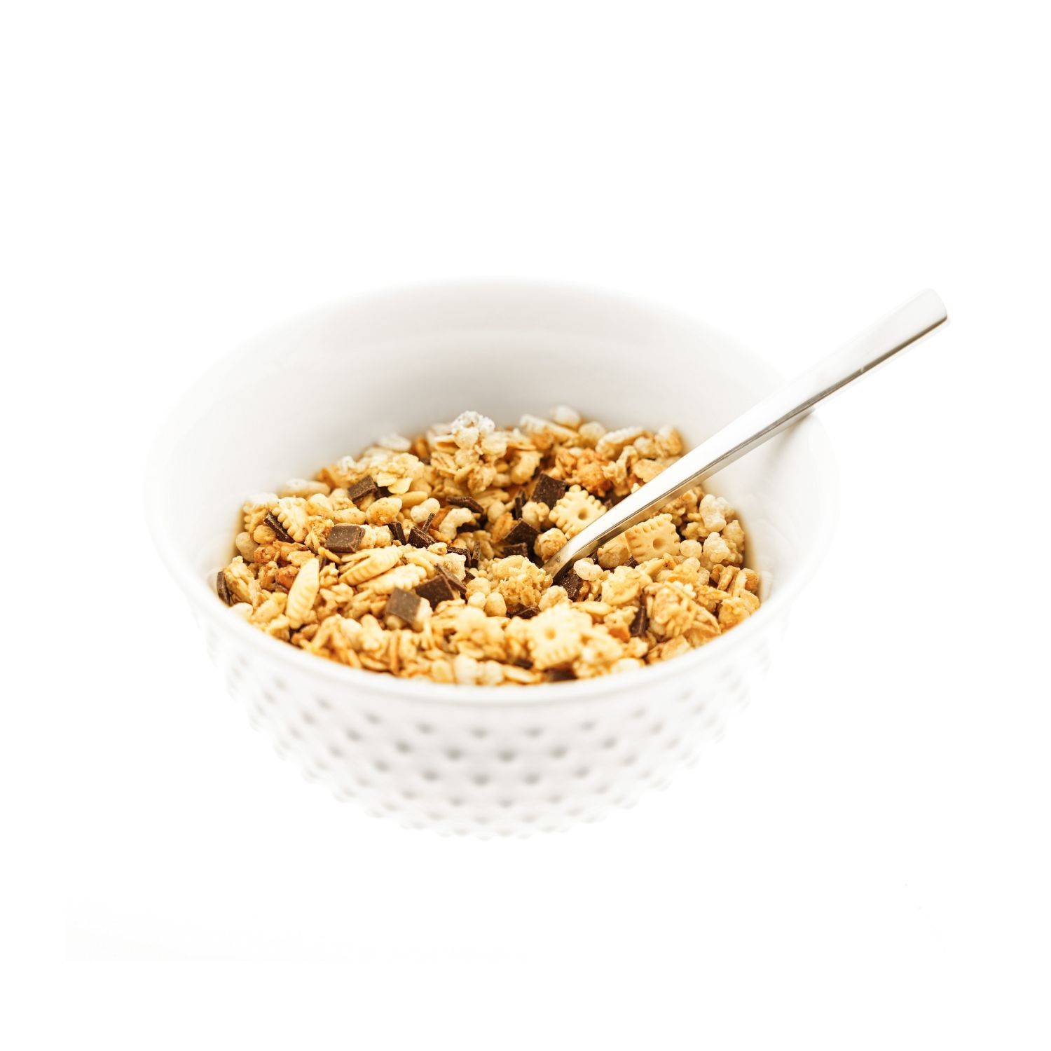 Almina 6 Teiliger Schalen-Set Weiß aus Porzellan mit Muster für Müsli 450 ml Motiv 6