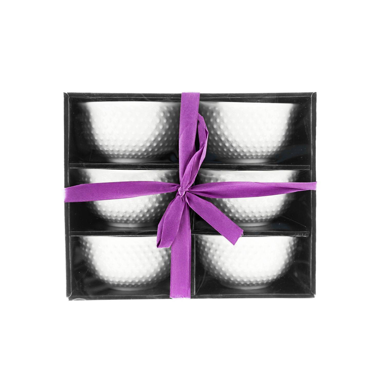 Almina 6 Teiliger Schalen-Set Weiß aus Porzellan mit Muster für Müsli 450 ml Motiv 6