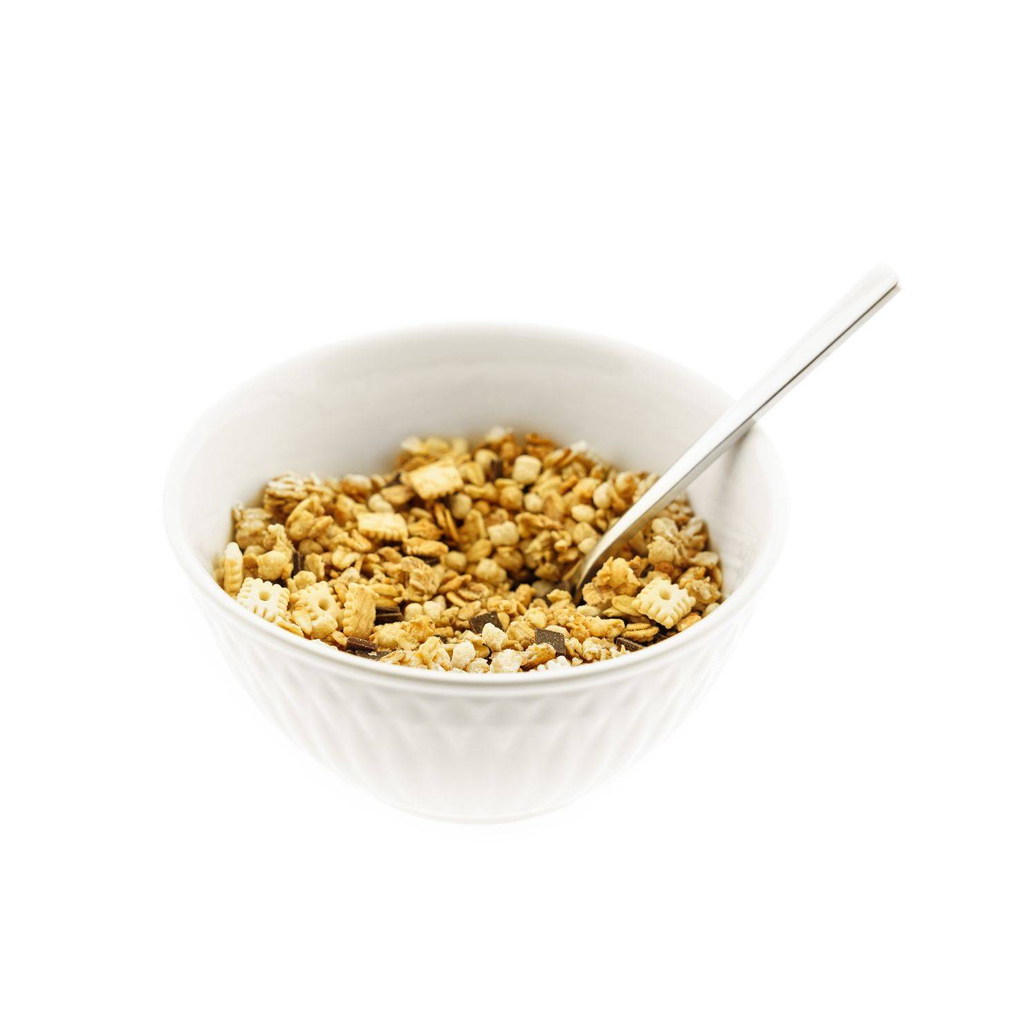 Almina 6 Teiliger Schalen-Set Weiß aus Porzellan mit Muster für Müsli 450 ml Motiv 3