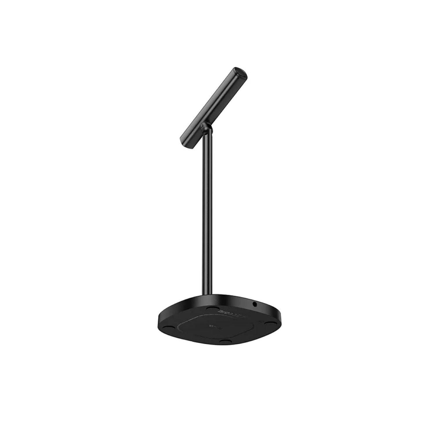 Hoco Tischmikrofon in Schwarz kompatibel mit Notebooks und USB-C Mobiltelefone