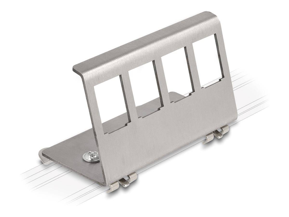 Delock Modularer Einsatz für DIN-Schiene-Halterung