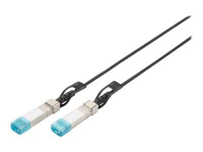 DIGITUS Kabel SFP+ 10G DAC 10.0m schwarz AWG 24 MSA Multimedia-Technik SFP