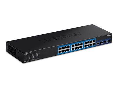 TRENDnet Switch 28 Port Gbit Manag. WebSmart 19 10GSFP+ Multimedia-Technik Switche